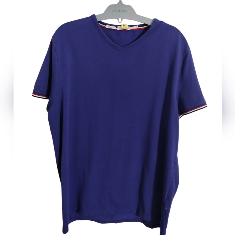 Moncler Mens Maglia Scollo Designer Logo T-Shirt size XL‎ Prep Quiet Luxury